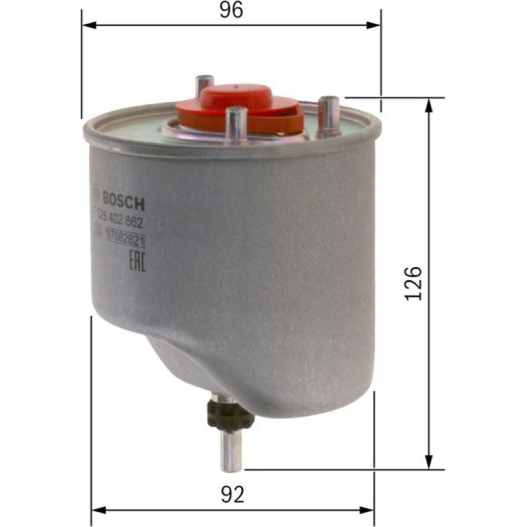 Kraftstofffilter F 026 402 862 Kraftstofffilter F 026 402 862