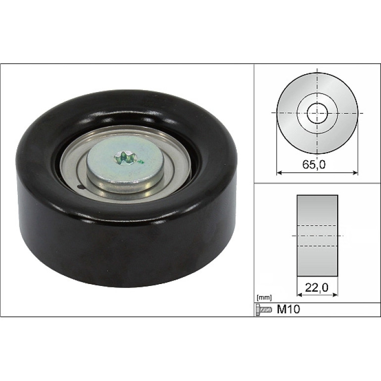 Umlenk-/Führungsrolle, Keilrippenriemen 532 0639 10