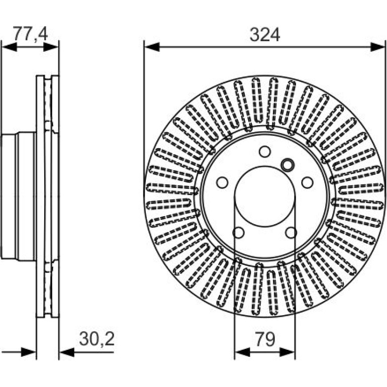 Bremsscheibe 0 986 479 D39 Bremsscheibe 0 986 479 D39