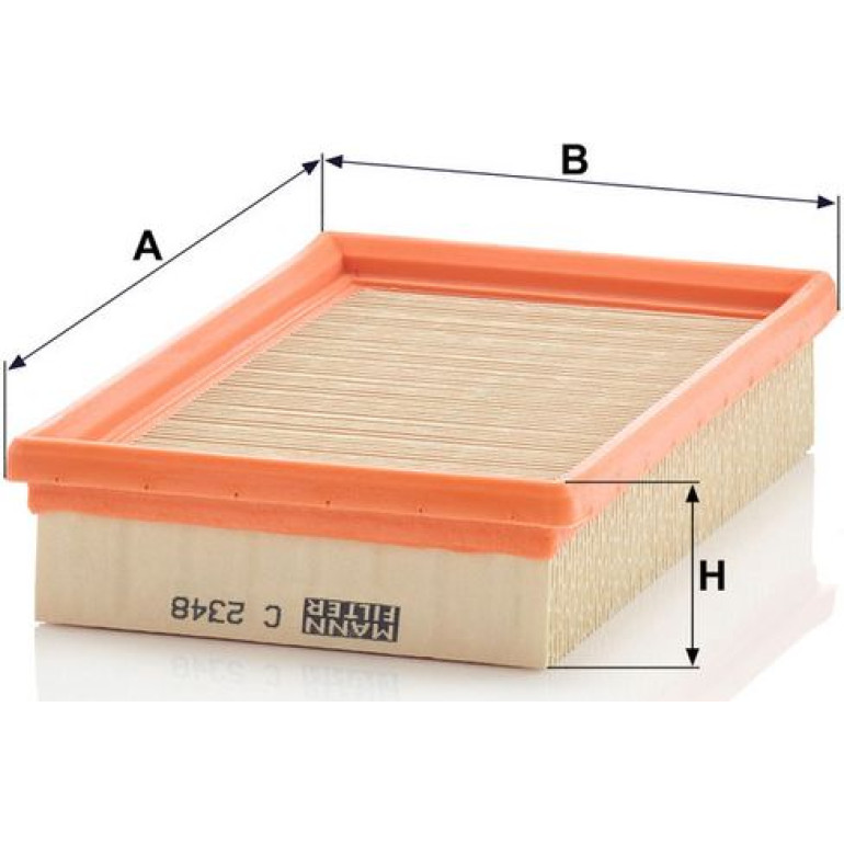 MANN-FILTER C 2348 Luftfilter MANN-FILTER C 2348 Luftfilter