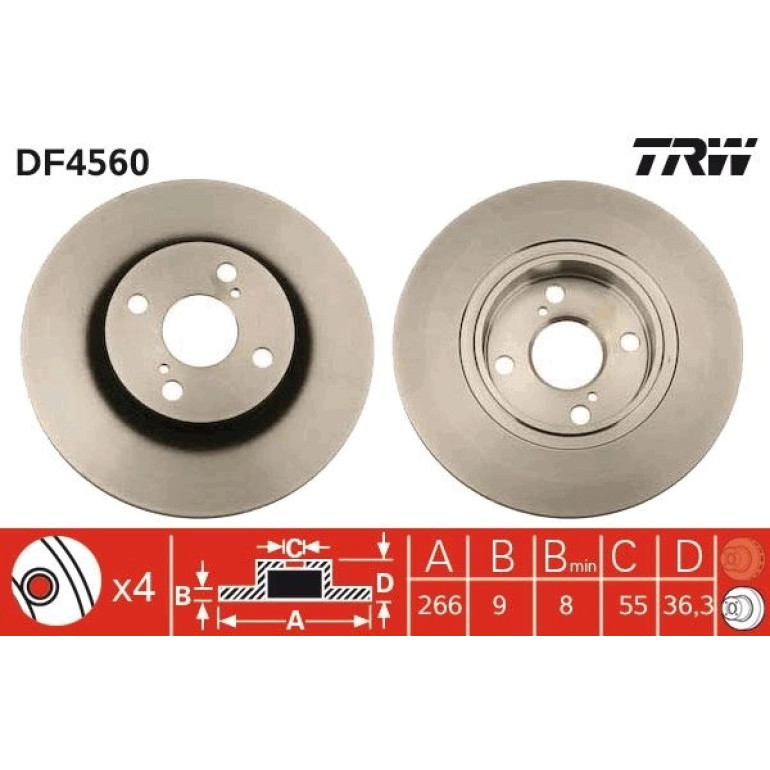 Bremsscheibe DF4560