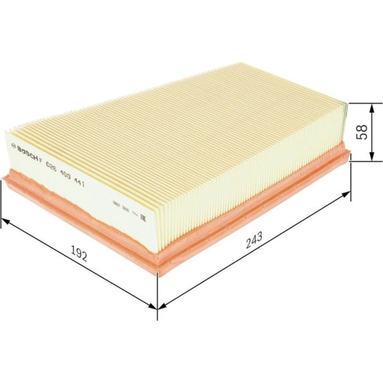BOSCH F 026 400 441 Luftfilter BOSCH F 026 400 441 Luftfilter