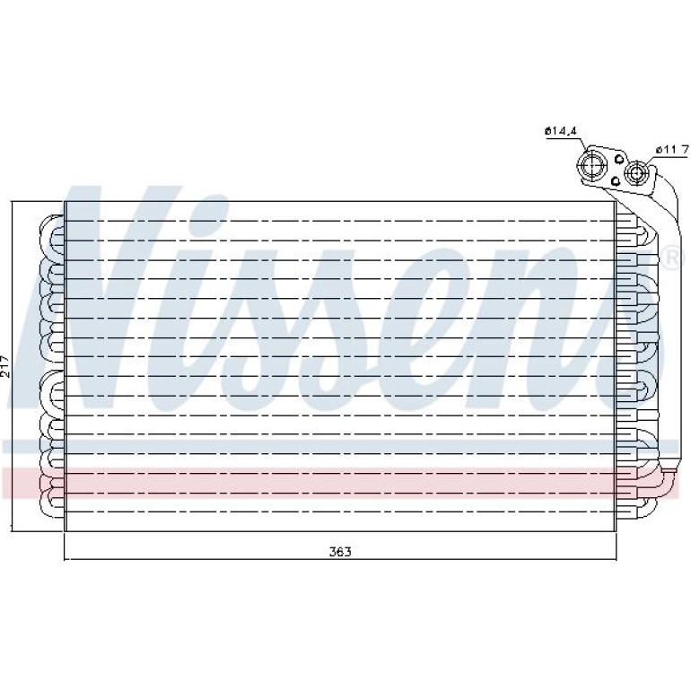 Verdampfer, Klimaanlage 92170 Verdampfer, Klimaanlage 92170