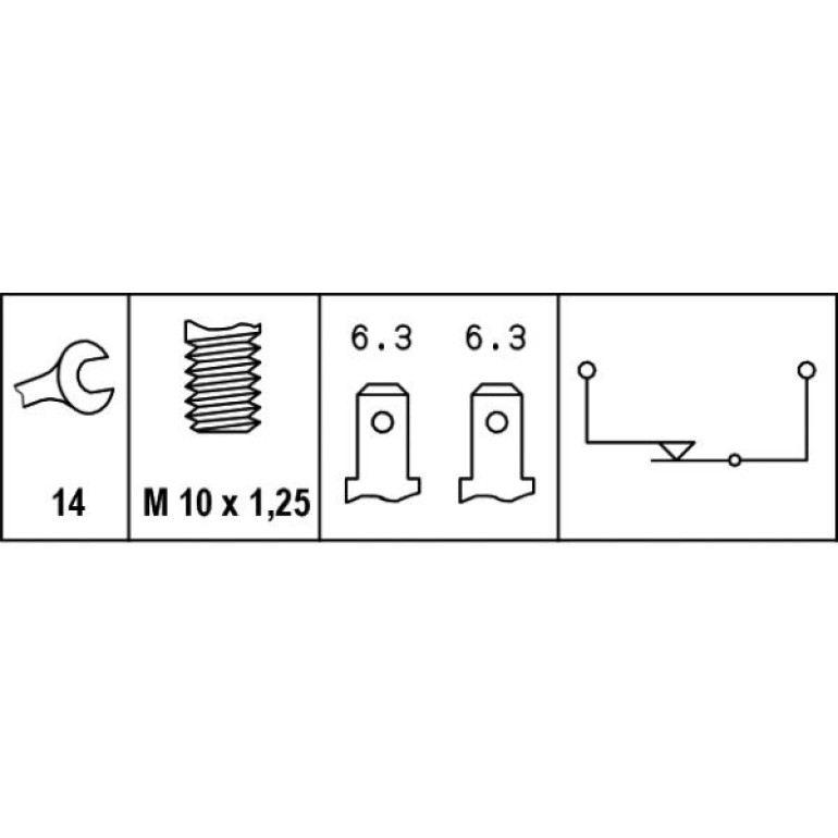 Bremslichtschalter 6DF 007 364-001 Bremslichtschalter 6DF 007 364-001