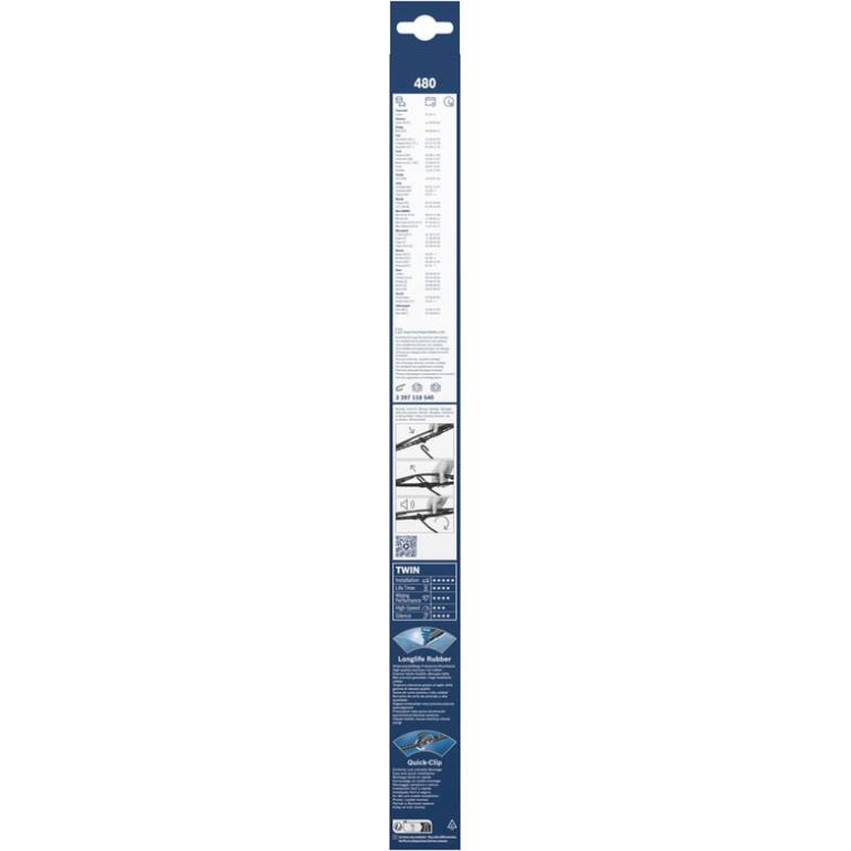 BOSCH 481 Scheibenwischer Twin 3 397 118 540 BOSCH 481 Scheibenwischer Twin 3 397 118 540