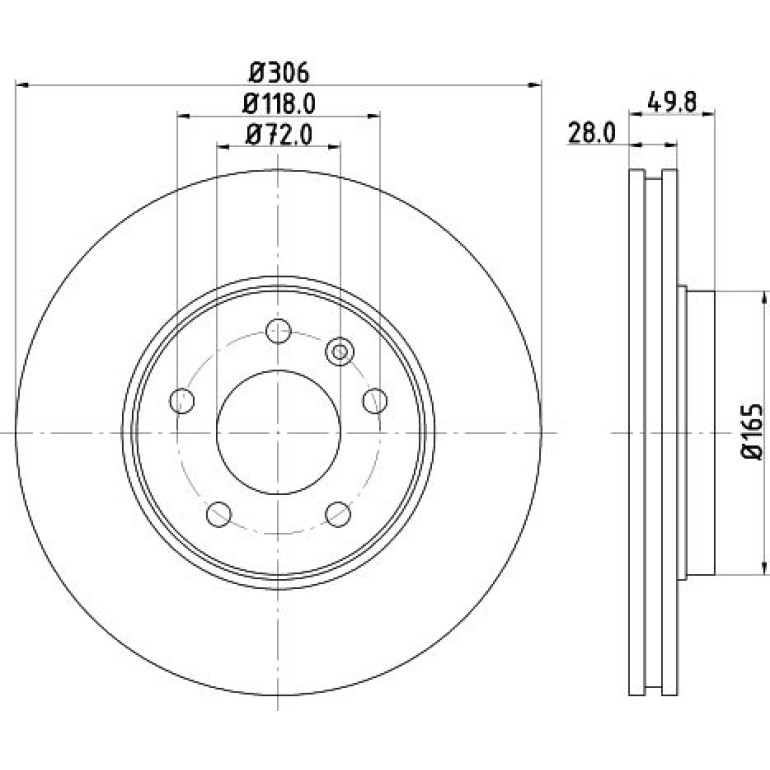 Bremsscheibe 8DD 355 127-801