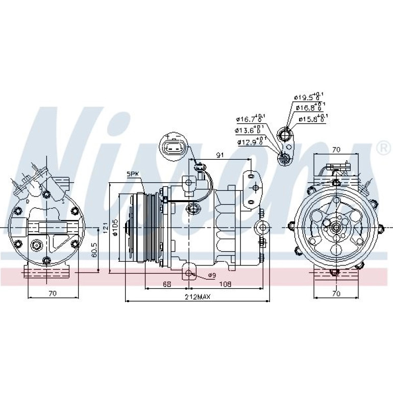 Kompressor, Klimaanlage 89037 Kompressor, Klimaanlage 89037