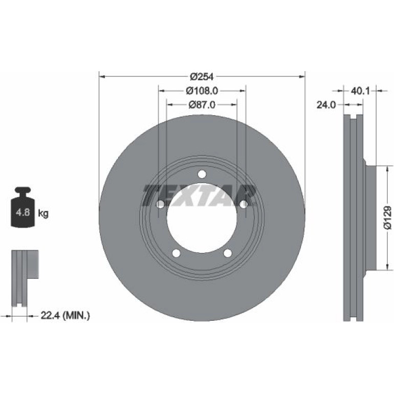 Bremsscheibe 92234500 Bremsscheibe 92234500
