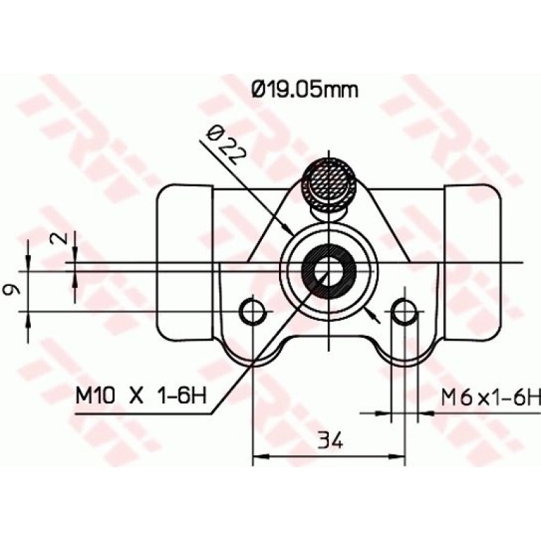 Radbremszylinder BWD127 Radbremszylinder BWD127