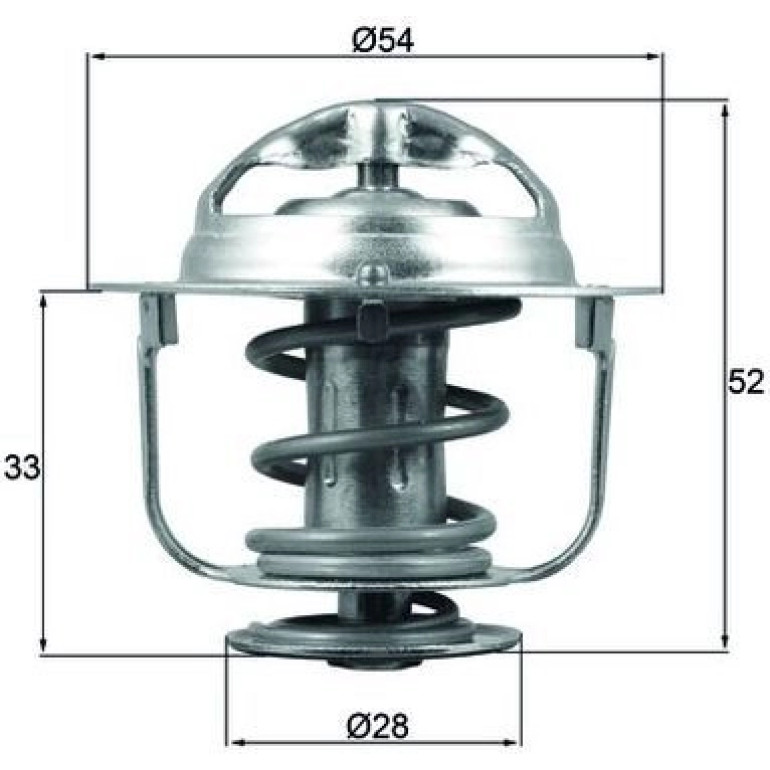 Thermostat, Kühlmittel TX 176 82D