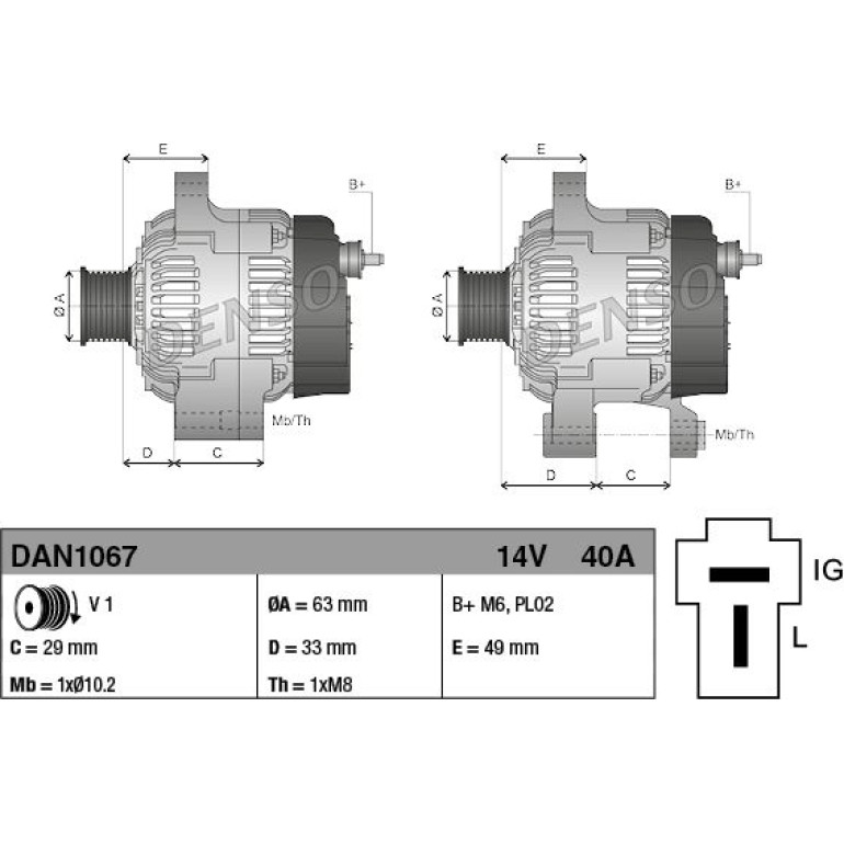 Generator DAN1067 Generator DAN1067