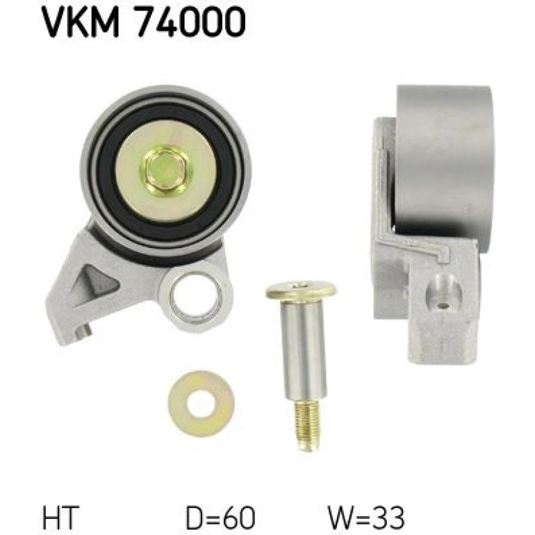 Spannrolle, Zahnriemen VKM 74000 Spannrolle, Zahnriemen VKM 74000