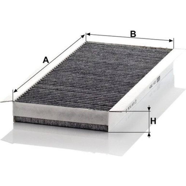 MANN-FILTER CUK 3554 Innenraumfilter, Aktivkohlefilter MANN-FILTER CUK 3554 Innenraumfilter, Aktivkohlefilter
