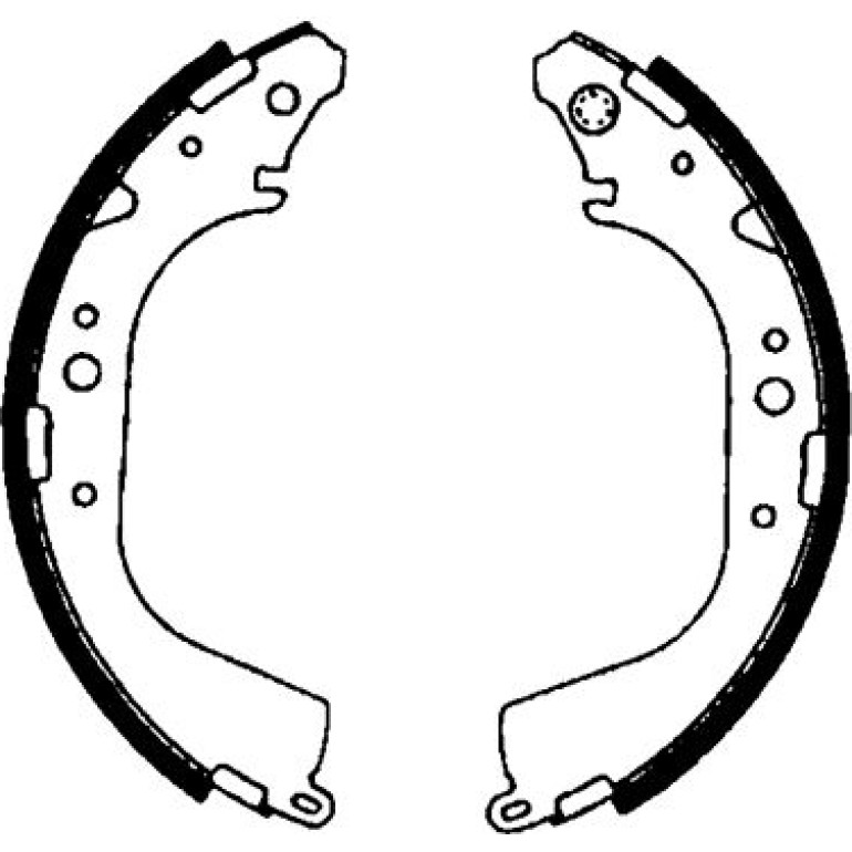 Bremsbackensatz 8DB 355 000-231 Bremsbackensatz 8DB 355 000-231