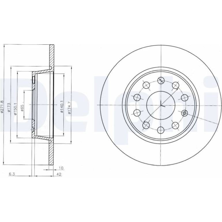 Bremsscheibe BG4324C Bremsscheibe BG4324C