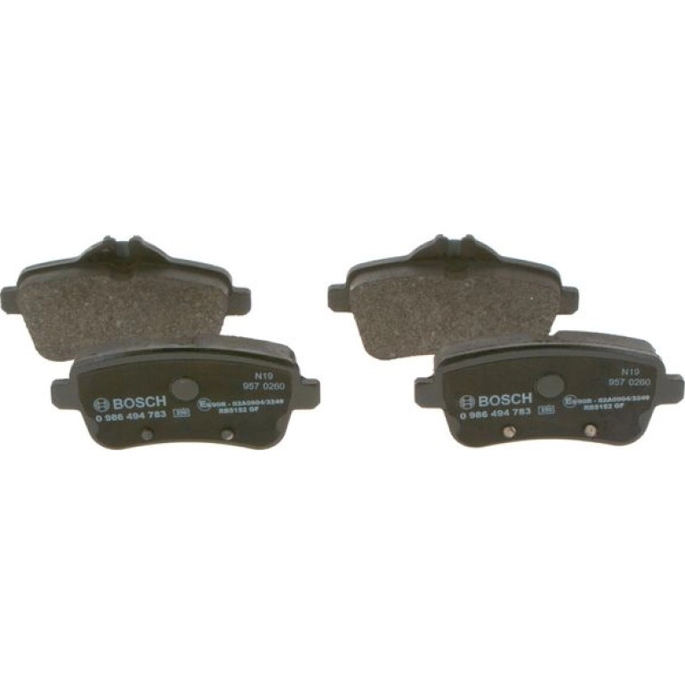 Bremsbelagsatz, Scheibenbremse 0 986 494 783 Bremsbelagsatz, Scheibenbremse 0 986 494 783