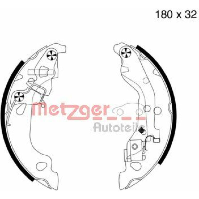 Bremsbackensatz MG 737