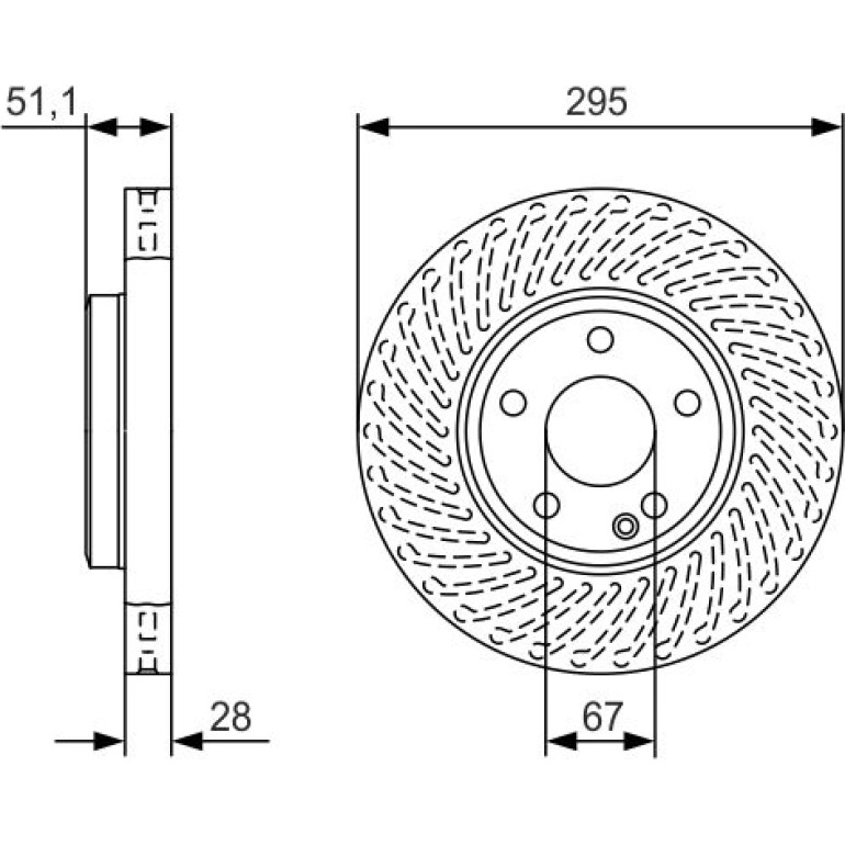 Bremsscheibe 0 986 479 A58 Bremsscheibe 0 986 479 A58