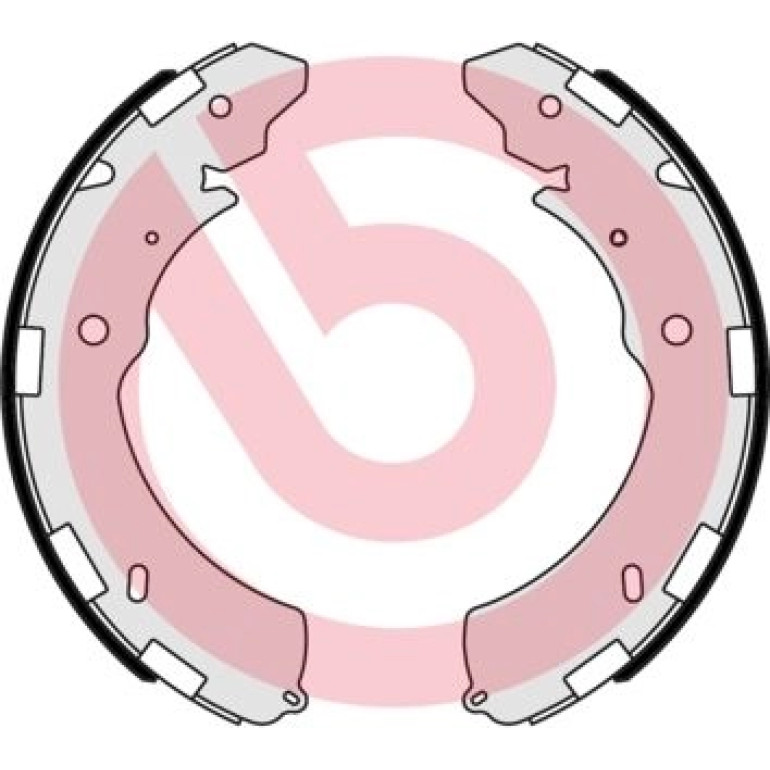 Bremsbackensatz S 54 523 Bremsbackensatz S 54 523