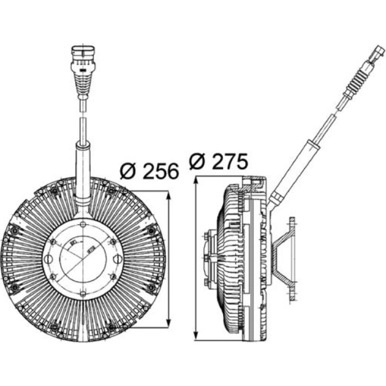 Kupplung, Kühlerlüfter CFC 97 000P