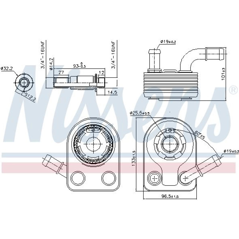 Ölkühler, Motoröl 90972