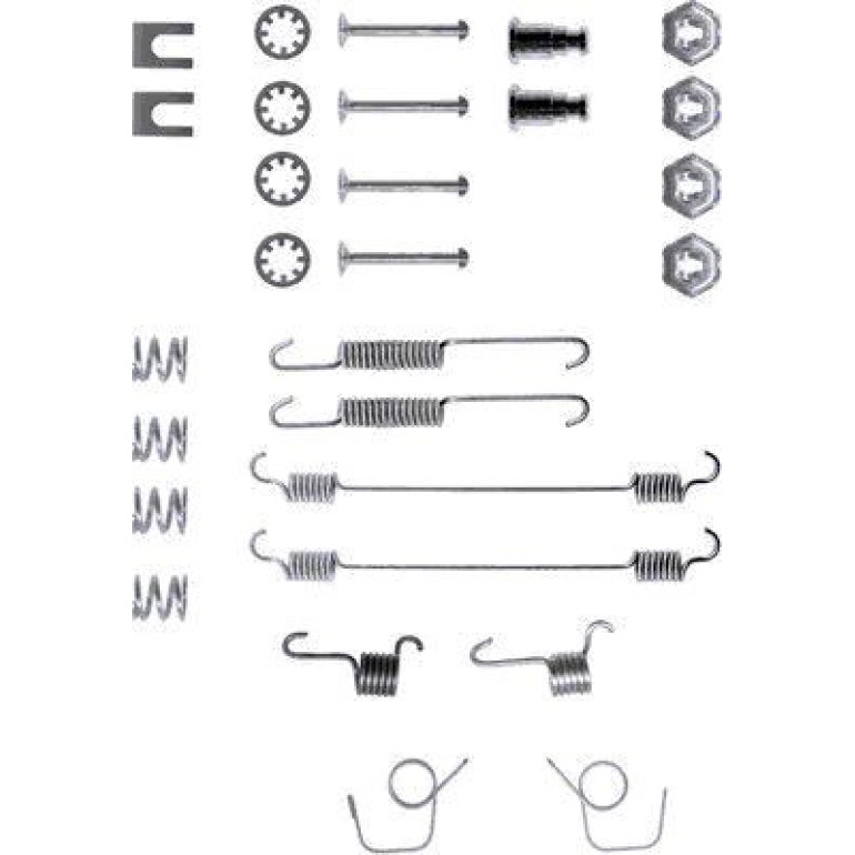Zubehörsatz, Bremsbacken 8DZ 355 200-021 Zubehörsatz, Bremsbacken 8DZ 355 200-021