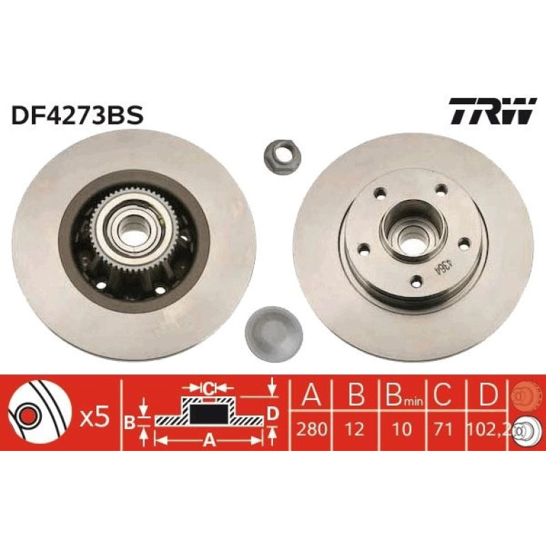 Bremsscheibe DF4273BS
