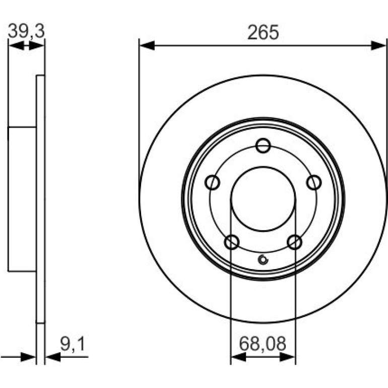 Bremsscheibe 0 986 479 C26