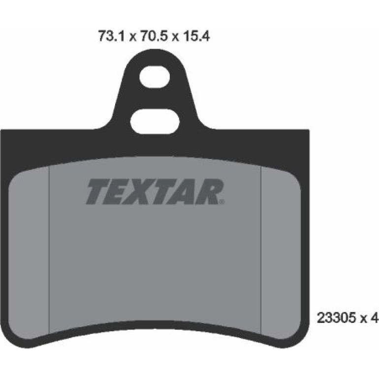 Bremsbelagsatz, Scheibenbremse 2330501 Bremsbelagsatz, Scheibenbremse 2330501