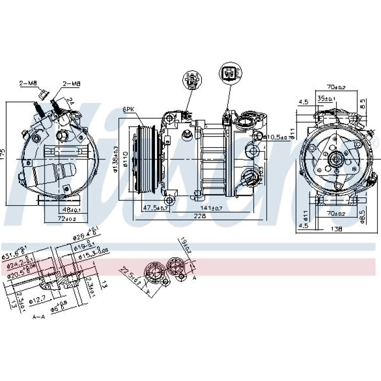 Kompressor, Klimaanlage 890124