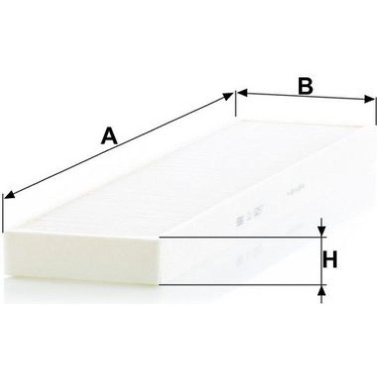 MANN-FILTER CU 5257 Innenraumfilter, Partikelfilter