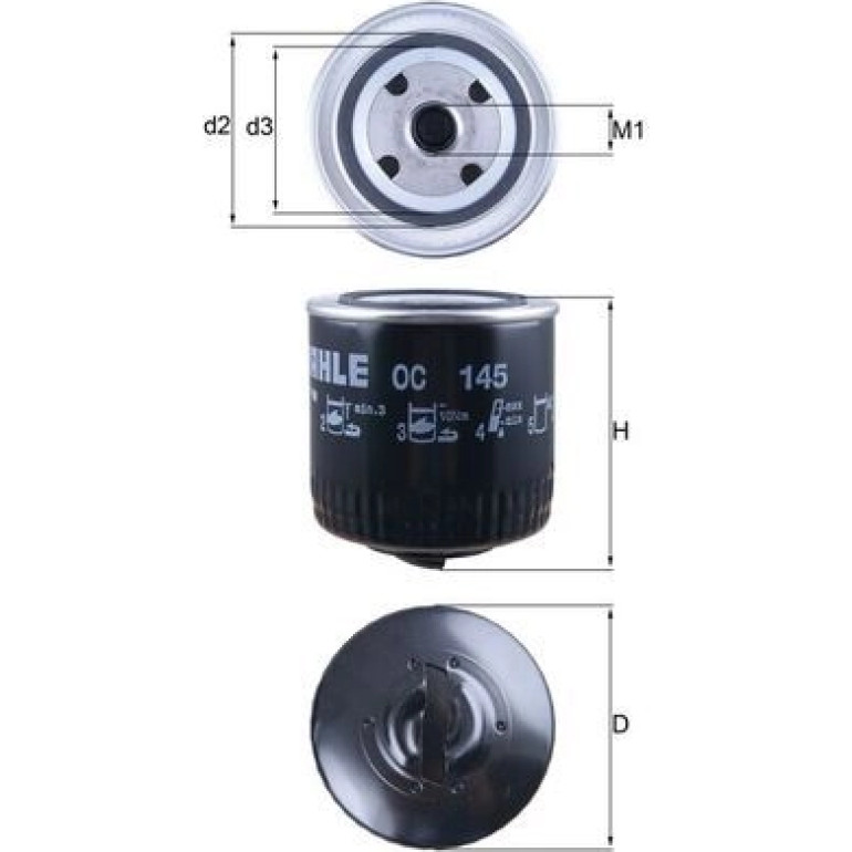 Ölfilter OC 145 Ölfilter OC 145