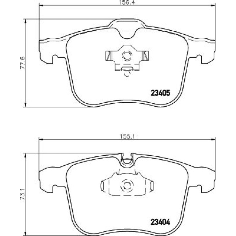Bremsbelagsatz, Scheibenbremse 8DB 355 009-431 Bremsbelagsatz, Scheibenbremse 8DB 355 009-431