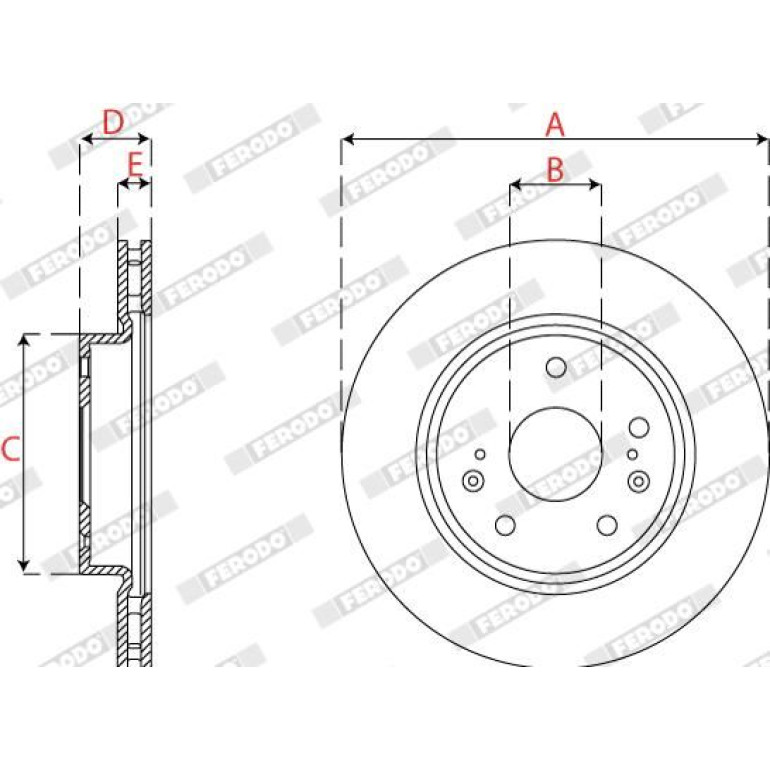 Bremsscheibe DDF2791C Bremsscheibe DDF2791C