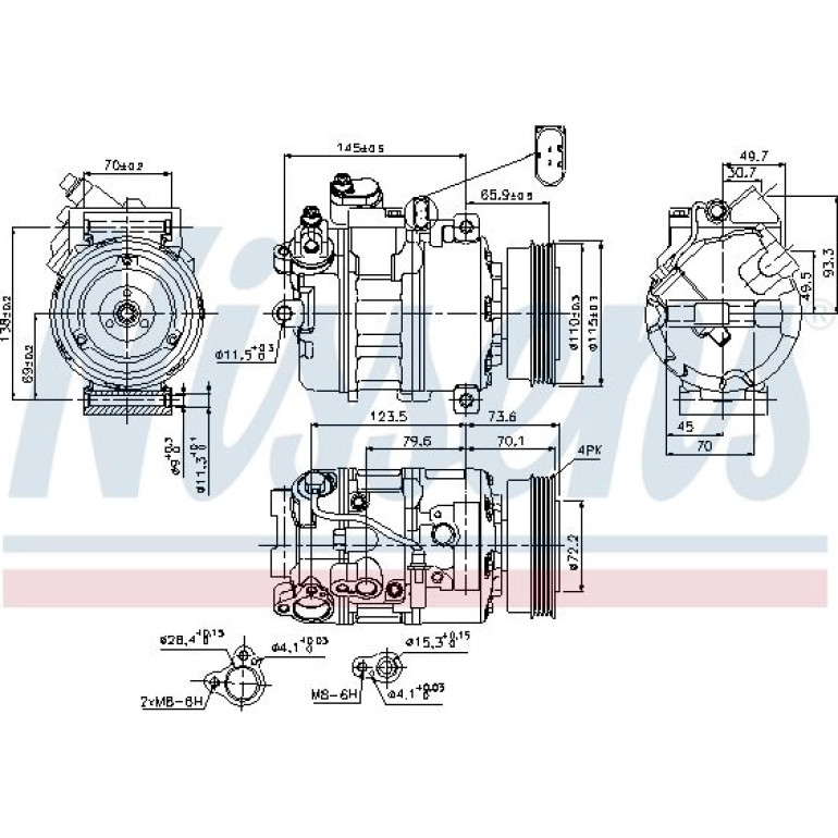 Kompressor, Klimaanlage 89073