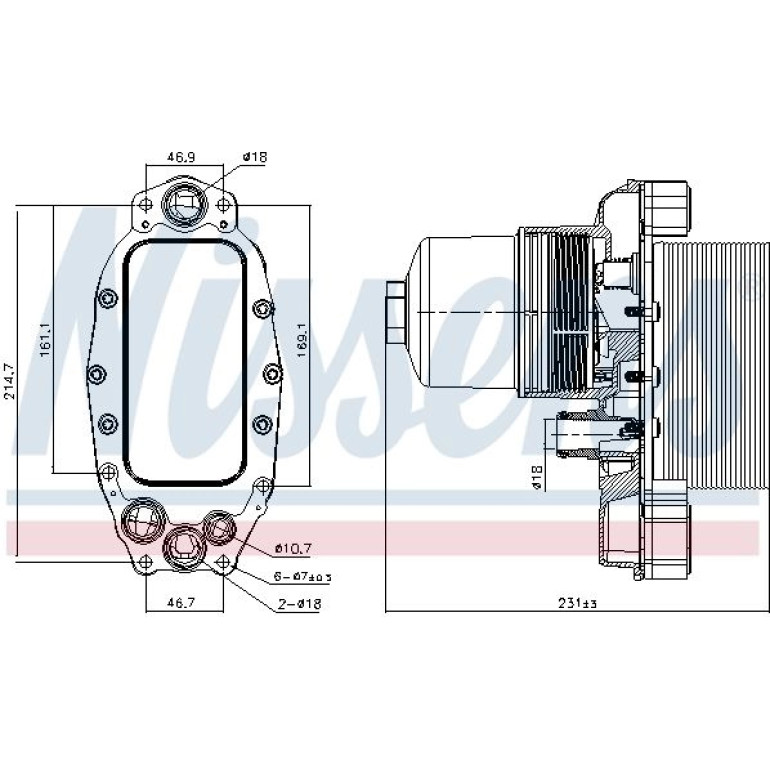 Ölkühler, Motoröl 90948