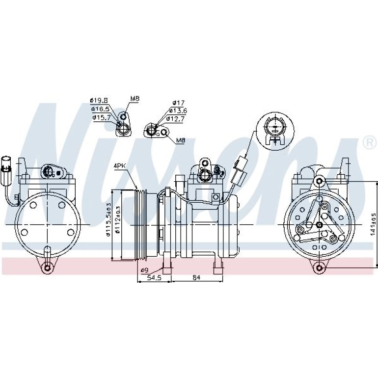 Kompressor, Klimaanlage 89255