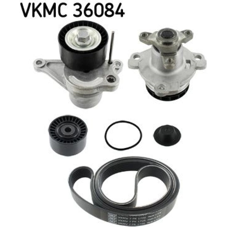 Wasserpumpe + Keilrippenriemensatz VKMC 36084 Wasserpumpe + Keilrippenriemensatz VKMC 36084