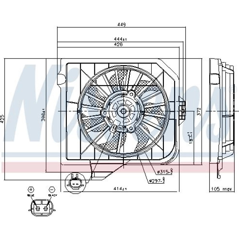 Lüfter, Motorkühlung 85091 Lüfter, Motorkühlung 85091