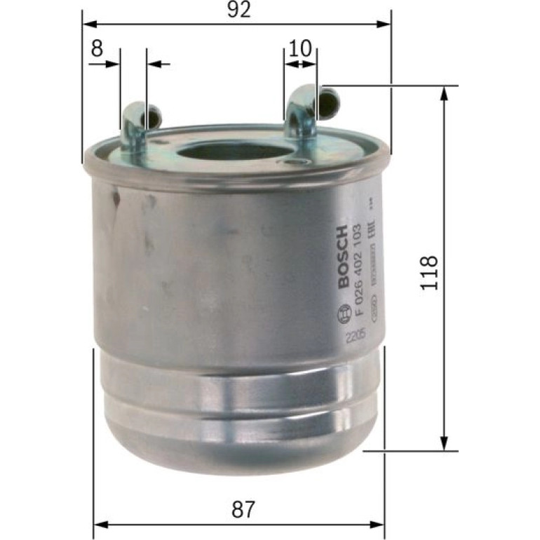 Kraftstofffilter F 026 402 103 Kraftstofffilter F 026 402 103