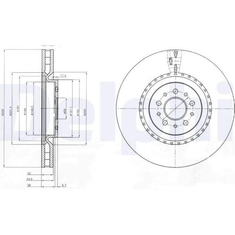 Bremsscheibe BG9843