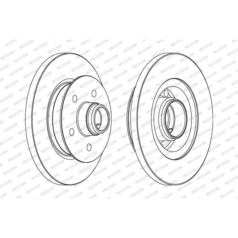 Bremsscheibe DDF542-1 Bremsscheibe DDF542-1