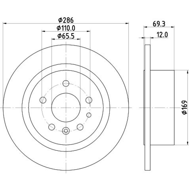 Bremsscheibe 8DD 355 103-741 Bremsscheibe 8DD 355 103-741