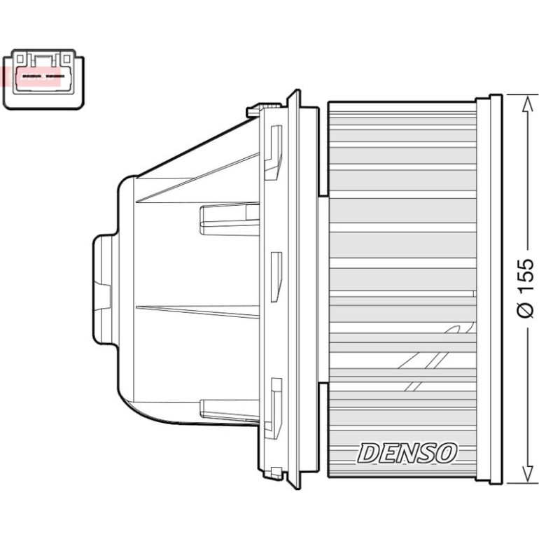 Innenraumgebläse DEA10053 Innenraumgebläse DEA10053