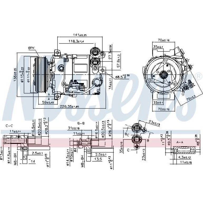 Kompressor, Klimaanlage 89465 Kompressor, Klimaanlage 89465