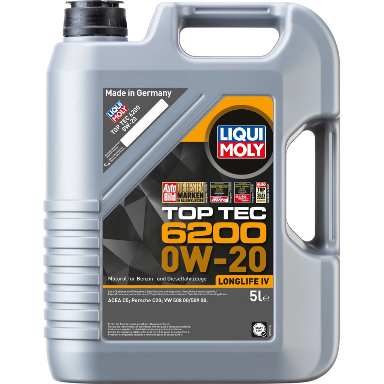20781 LIQUI MOLY Top Tec 6200 0W-20 Motoröl, 1L