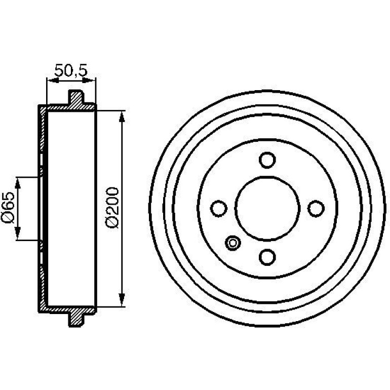 Bremstrommel 0 986 477 106 Bremstrommel 0 986 477 106