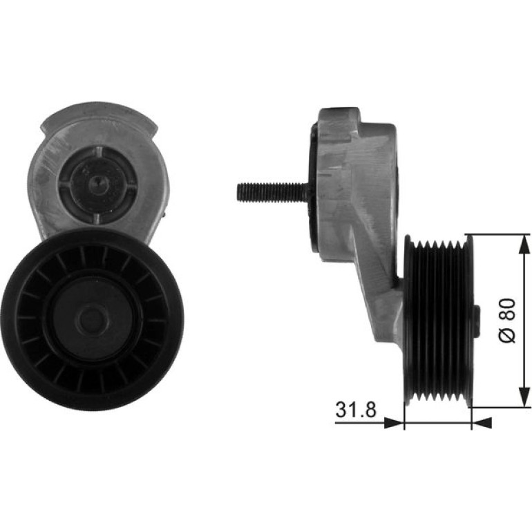 Spannrolle, Keilrippenriemen T38116 Spannrolle, Keilrippenriemen T38116