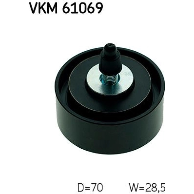 Umlenk-/Führungsrolle, Keilrippenriemen VKM 61069 Umlenk-/Führungsrolle, Keilrippenriemen VKM 61069