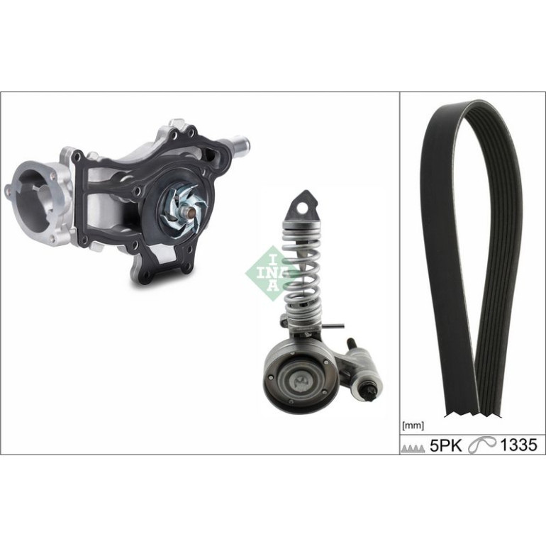 Wasserpumpe + Keilrippenriemensatz 529 0295 30 Wasserpumpe + Keilrippenriemensatz 529 0295 30